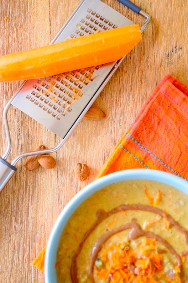 Karotten-Mandel Porridge | Lotustörtchen